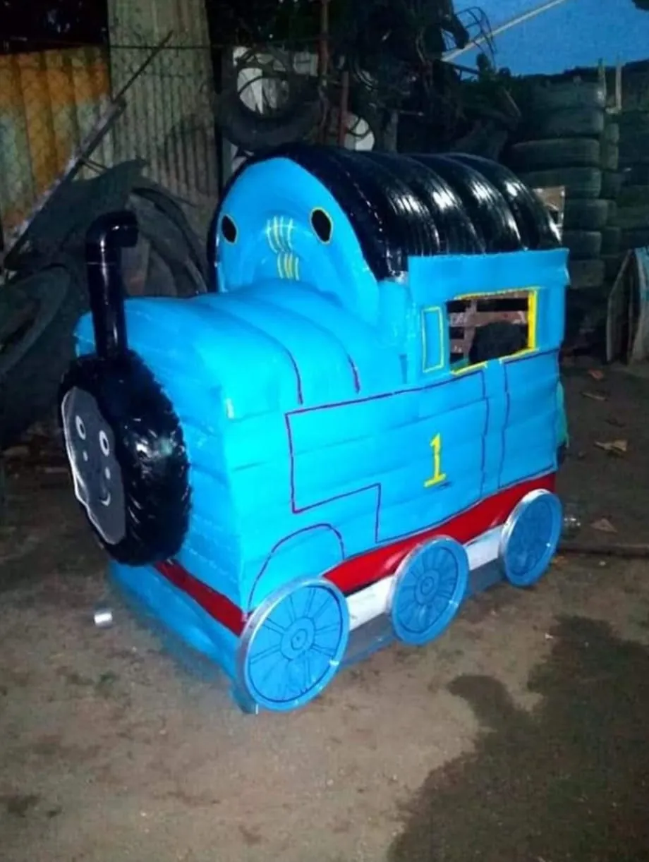 Artesanías en Llantas Dajeci